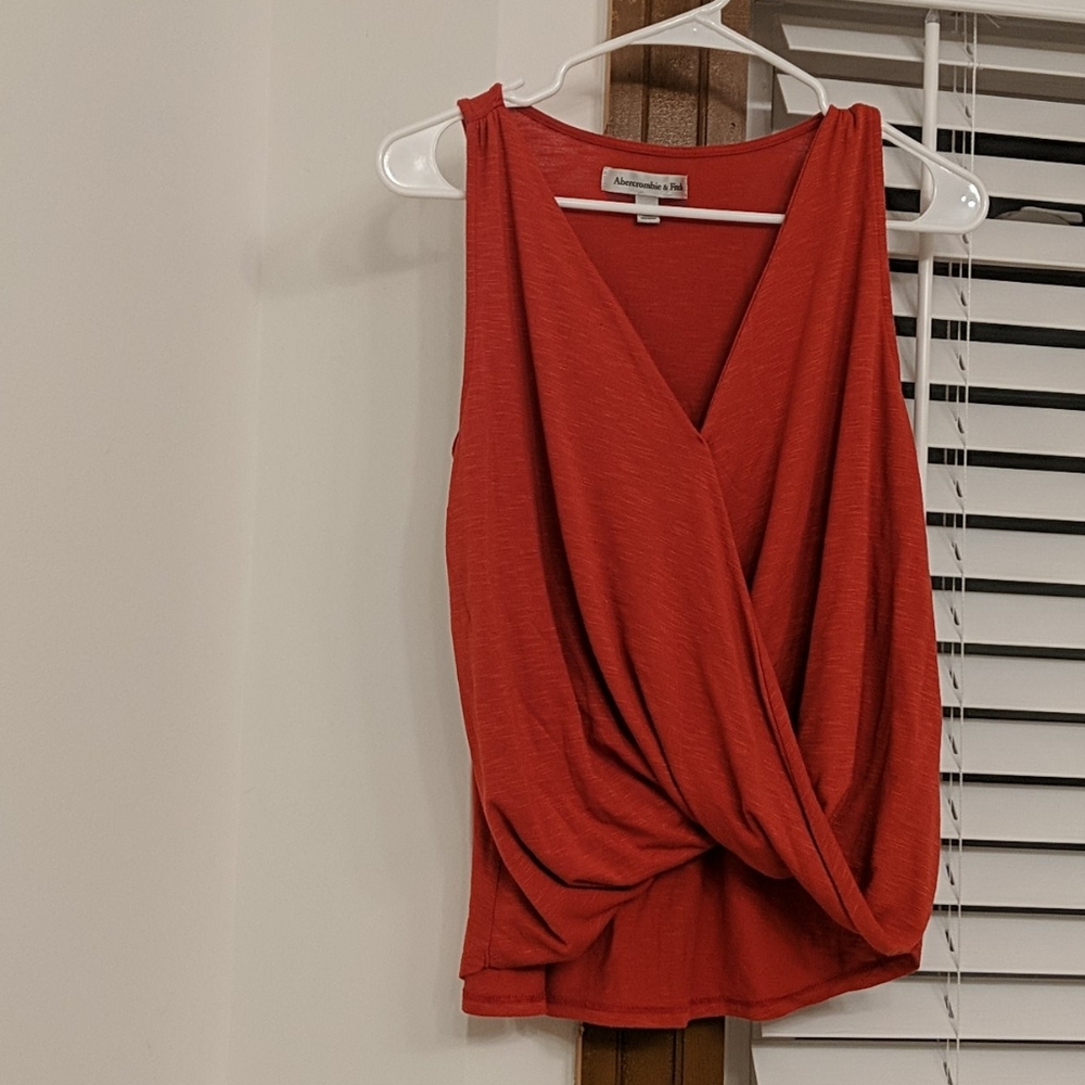 Abercrombie & Fitch orange top